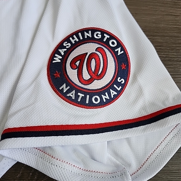 XL (48) Authentic Washington Nationals White Alternate Flex Base MLB Jersey Nats - Picture 9 of 12